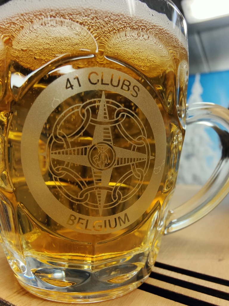 41 Glass with ance (Pint)