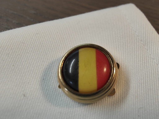 cufflinks for shirt buttons - BELGIUM COLOR